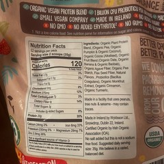 Earth Chimp Organic Vegan Protein Shake Mix – CHOCOLATE – 4 Lbs NEW