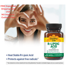 Country Life R-Alpha Lipoic Acid Complex 300mg – 60 Count (Pack of 1)
