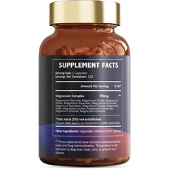 Totaria Magnesium 12-in-1 Complex 700mg, Sleep, Muscle & Energy Support