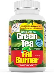 Applied Nutrition Green Tea Fat Burner Liquid Softgels, 90 Fast Acting Softgels