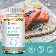 3x Strength 2500mg EPA & DHA Omega 3 Fish Oil Highest Potency 2 x 120 Capsules
