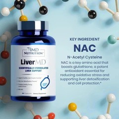 2 Packs 1MD Nutrition LiverMD – Liver Support Supplement New | Exp 11/2027