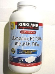 Kirkland Signature Glucosamine HCI 1500mg with MSM 1500mg or Chondroitin 1200mg