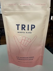 Trip Mindful Blend 4-in-1 Magnesium Powder Pomegranate Flavor 4.9oz Exp: 2027