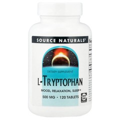 2 X Source Naturals, L-Tryptophan, 120 Tablets