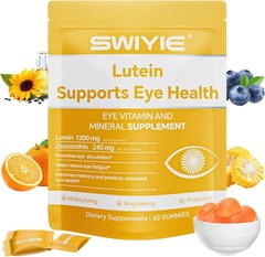 SWIYIE Lutein Gummies – Eye Health Support with Lutein & Zeaxanthin, 60 Gummies
