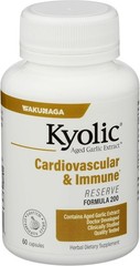 Suplemento cardiovascular de reserva de extracto de ajo envejecido, 120 cápsulas