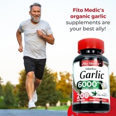 FITO MEDIC’S Garlic Pills | Garlic Supplements | 200 Softgels.