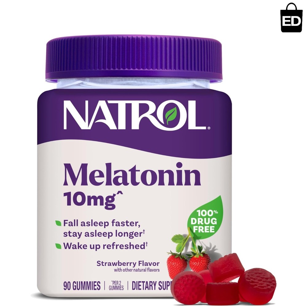 Non-Habit Forming 10mg Melatonin Gummies – Tasty Sleep Support for Adults