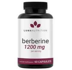 Luma Nutrition Berberine HCL, 1,200 mg per serving (600 mg per capsule), 60 caps