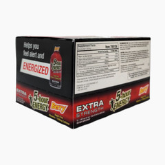 5-Hour Energy Extra Strength Berry Flavor 12 Count Box 1.93 oz Bottles.
