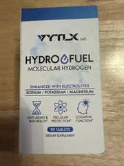 VYTLX Hydro Fuel Molecular Hydrogen Electrolytes 90 Tablets Exp. 10/27