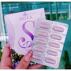 6x Della S Plus New Dietary Supplement Reduce Hunger Burn Block Natural 10’s