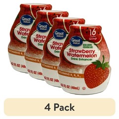 (4 pack) Liquid Drink Enhancer, Strawberry Watermelon, 1.62 fl oz