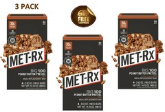 30g Protein, 12 Ct, MET-Rx Big 100 Protein Bar, Peanut Butter Pretzel