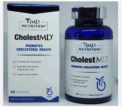 1MD Nutrition CholestMD Promotes Cholesterol Health 60 Capsules free shipping