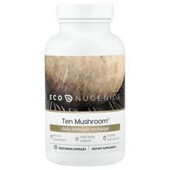 2 X Econugenics, Ten Mushroom�, 120 Vegetarian Capsules