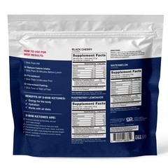 Keto BHB Exogenous Ketones Drink Mix – Sugar-Free Electrolytes Powder, 30 Pack