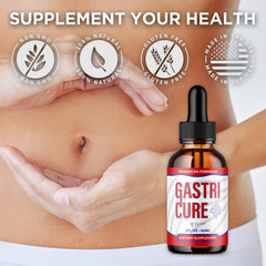 (5 Pack) Gastri Cure Drops Gut Health Support Supplement GastriCure 150 Servings