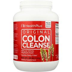 Original Healthplus Colon Cleanse Fiber Supplement 48 Oz Psyllium Husk 1 Pack