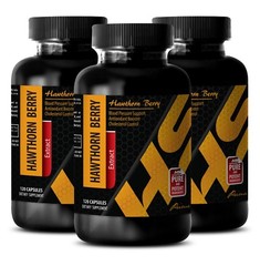 heart health vitamins – HAWTHORN BERRY 665MG 3Bot – wellness – weight management