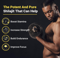 Himalayan Shilajit Gummies with Ashwagandha & Gokshura 3000mg 85+ Trace Minerals