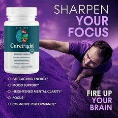 (1 pack) Cure Fight for Memory – CureFight Brain Health Supplement 60ct