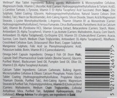 Vitabiotics Wellman Max Health & Vitality 84 Capsules – Long Exp. Date