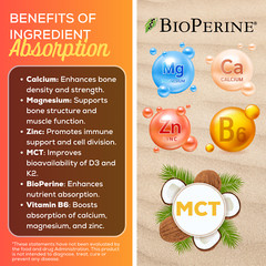 Organic Vitamin D3 & K2 w/MCT Oil (10,000 IU) – 60 Capsules – Grow Vitamin