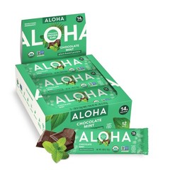 Protein Bars Organic Plant Based Chocolate Mint 1.98 Oz Pack of 12