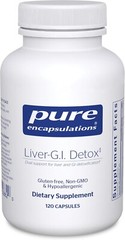 Pure Encapsulations Liver-G.I. Detox – Liver & Digestive Support – 120 Caps New