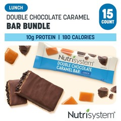 Nutrisystem for Weight Loss, Double Chocolate Caramel Bar Pack , 15 Count