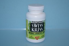 Swiss Kriss Herbal Laxative Tablets, 250 Tablets Each, Exp. 04/2029