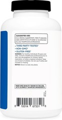 Cápsulas Nitric Oxide Booster 2250mg Por Ración Para Energía Resistencia 180 Ct