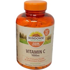 300ct Sundown, Vitamin C 1000mg, NON-GMO, Immune & Antioxidant Support