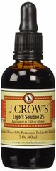 2-Pack J.Crow’s Lugol’s Iodine Solution, 2 oz