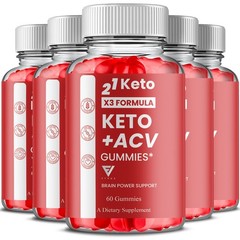 (5 Pack) 21 Keto ACV Gummy, 21Keto Support Supplement (300 Gummies)