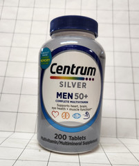 Centrum Silver Multivitamin/Multimineral Supplement Men 50+ 200 CT Exp 11/2027