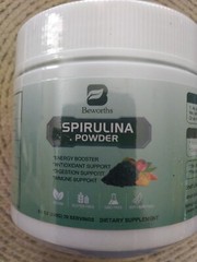 B BEWORTHS /Spirulina Powder/ Energy Booster/Immune Support/8.5 Oz./Exp 06/23/25