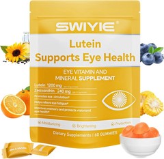 SWIYIE Lutein Gummies – Eye Health Support with Lutein & Zeaxanthin, 60 Gummies