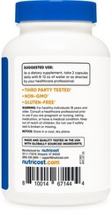 Nutricost L-Carnitine Tartrate 1000mg, 120 120 Count (Pack of 1), Multicolor