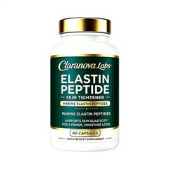 Claranova Elastin Peptides, Marine Elastin Peptide Skin Tightening Formula, 60pc
