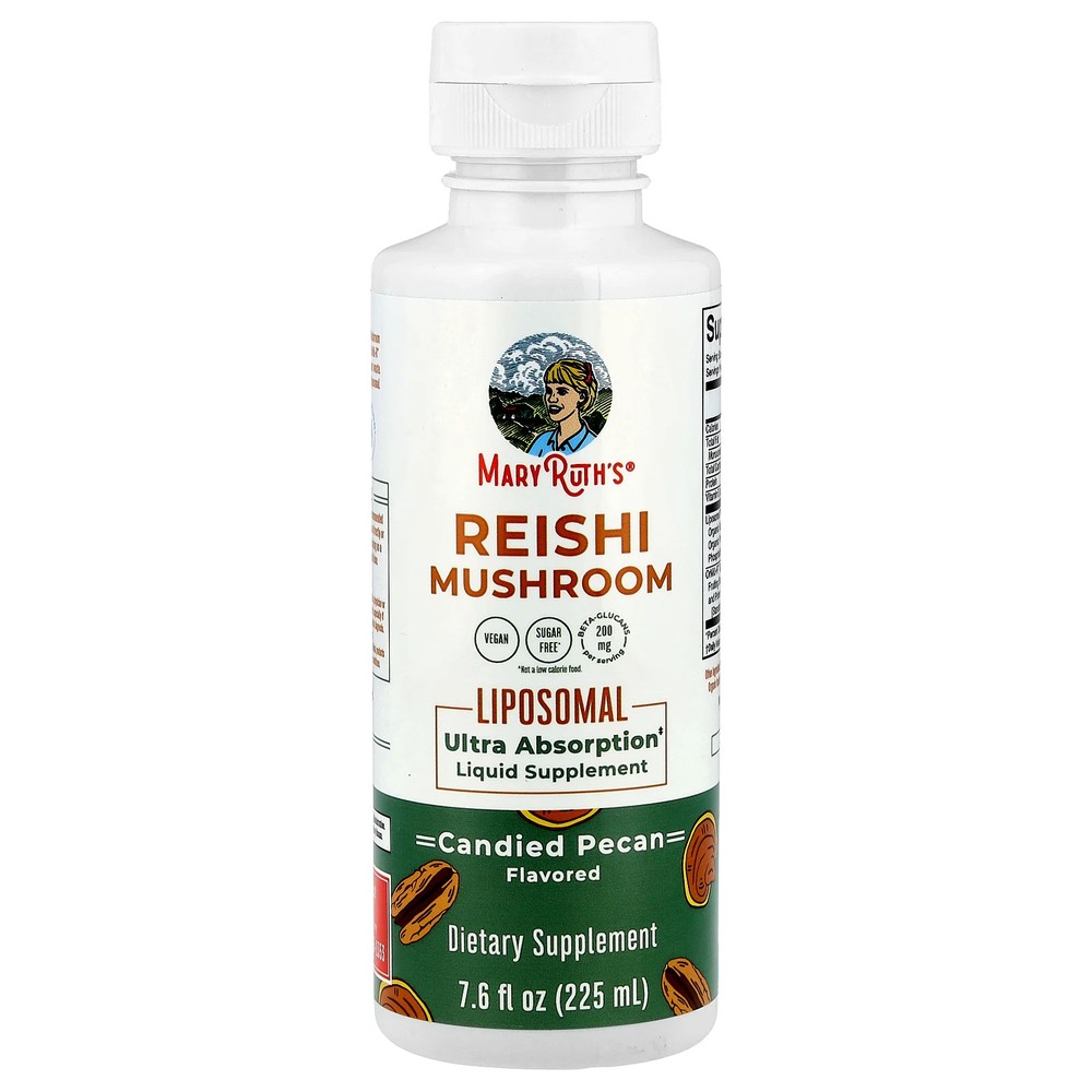 Reishi Mushroom Liposomal, Candied Pecan , 7.6 fl oz (225 ml)
