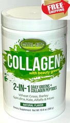 Collagen with beauty greens 2-in-1 Daily Greens + Collagen Peptides and More