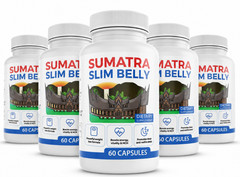(5-pack) Sumatra Slim Belly Tonic Natural energy fitness Supplement 300 Capsules
