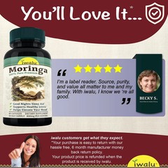 Natural Moringa | Best Supplement Capsule Pill Men Women FREE SHIP