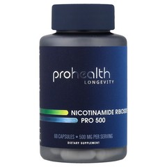 2 X ProHealth Longevity, Nicotinamide Riboside Pro 500, 60 Capsules