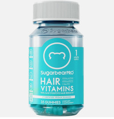 SugarBear Hair 35 Gummies Extra Strength 6000mcg Biotin Chewable Vitamins