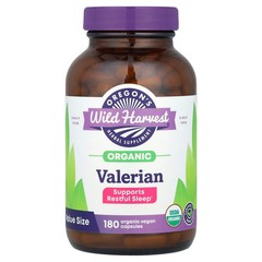 2 X Oregon’s Wild Harvest, Organic Valerian, 180 Vegan Capsules (450 mg per Cap