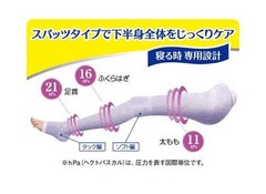 Dr. Scholl Medi QttO Spats M L LL Overnight Wearing Slimming Socks Made in JAPAN